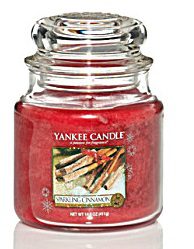 Yankee Candle Sparkling Cinnamon Medium Jar Retail Box No