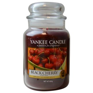 Yankee Candle Black Cherry Large Jar Retail Box