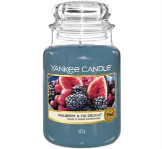 Yankee Candle Mulberry & Fig Large Jar Retail Box No