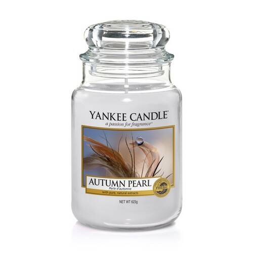 Yankee Candle Autumn Pearl Large Jar Retail Box 1 Yankee Candle Autumn Pearl Large Jar