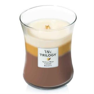 Woodwick Trilogy Cafe Sweets Medium Jar