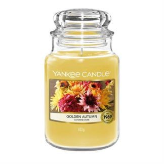 Yankee Candle Golden Autumn Large Jar Retail Box No