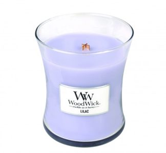 Woodwick Lilac Candle Medium Jar Retail Box