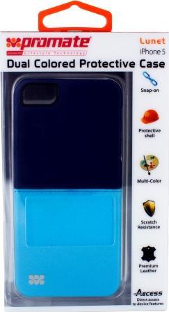 Promate Dark/Light Blue Lunet iPhone 5 Durable case