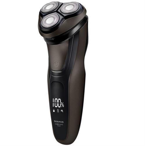 Taurus Cordless Brown 5V Wet and Dry 3 Head Digital Shaver 1 Taurus Cordless Brown 5V Wet and Dry 3 Head Digital Shaver