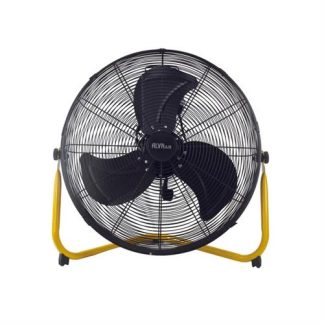 Alva Air 50cm Black With Yellow 160w Floor Fan