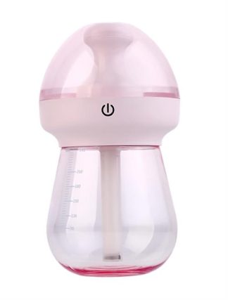CaseyMilk Pink Feeding Bottle Shaped Multifunctional Portable