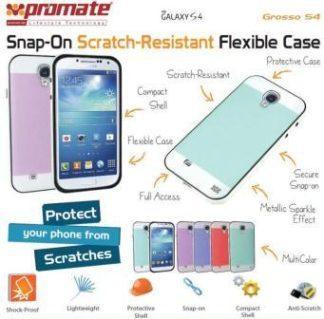 Promate Red  Grosso S4 Scratch Resistant Flexible Case