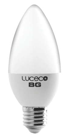 Luceco E14 Candle 3W Warm White 2 Pack LED 200 Lumens