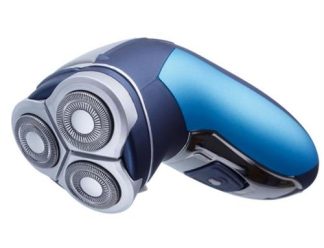 Lucky 3 Head Rechargeable Plastic Blue 3W Shaver Retail Box