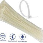 Noble Nylon Cable Ties 3.6 x 200mm Pack of 100 White