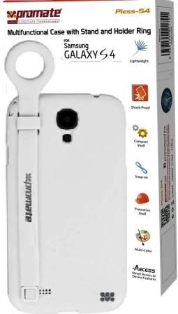 Promate White Pless Samsung Galaxy S4 Multifunctional Case