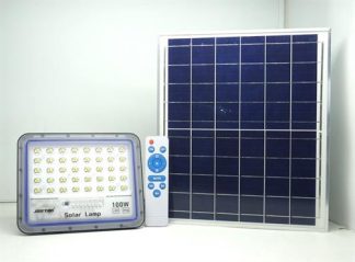 Solarix Jortam 100w Solar Flood Lamp With Solar Panel