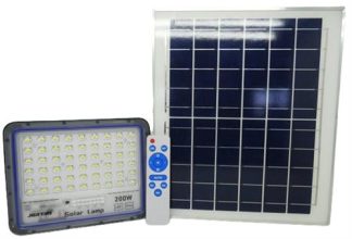 Solarix Jortam 200w Solar Flood Lamp With Solar Panel