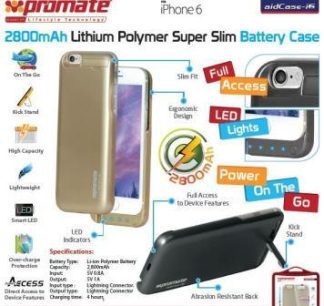 Promate aidCase-i6 2800mAh Lithium Polymer