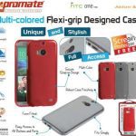 Promate Akton M8 Flexi Grip Multi Colored Case