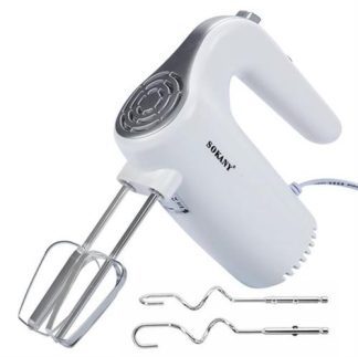 Sokany Electric Hand Mixer Blender 500W White
