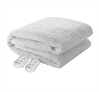 Pure Pleasure Queen Fullfit Sherpa Fleece Electric Blanket
