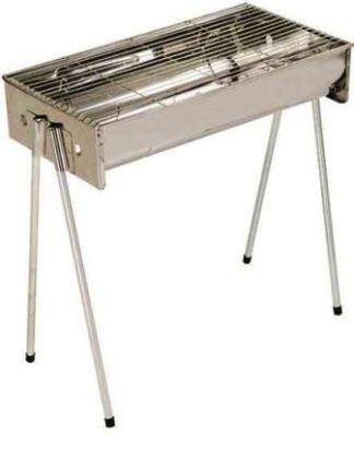 Metalix 402 Large Stainless Steel Braai stand Retail Box No