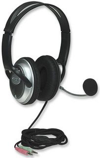 Manhattan Classic Stereo Headset + Microphone with in