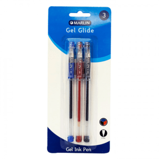 Marlin Gel Glide Gel Ink Pens Assorted Colours
