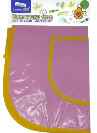 Marlin Multi Purpose Kids Plastic Aprons Pink