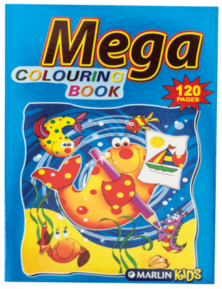 Marlin Kids Mega Colouring Books 120 pages