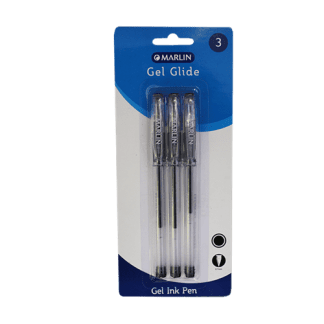 Marlin Gel Glide Gel Ink Pens Black
