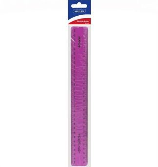 Marlin Flexible 30cm Ruler Pink