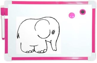 Brainware A4 Magnetic Whiteboard Pink