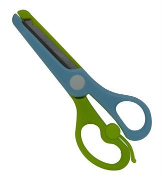 DLOffice Kiddies Multi Use Blunt Nose Plastic Scissors