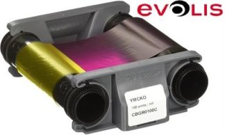 Evolis YMCKO Card Printer Colour Ribbon for 100 colour