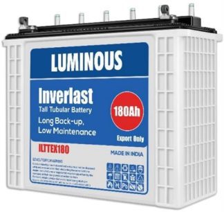 Solarix Luminous 12V 180AH Flooded Tall Tubular Battery