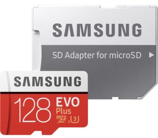 Samsung EVO Plus 128GB Micro SDXC with SD Adapter Flash
