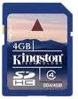 KINGSTON 4GB SDHC CARD CLASS 4