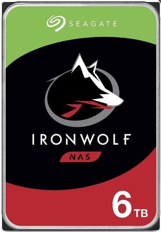 Seagate Ironwolf 6TB 3.5-Inch Internal NAS Drives; SATA 6GB