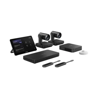 Yealink MVC940 Large Boardroom/Training room Video Conferencing MCU (NEW generation) - incl. 2x UVC84 PTZ Camera, MCore mini-PC, AVHub, 2x WPP30, RoomSensor and Mtouch Plus Panel, No Audio