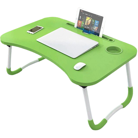 UniQue Foldable Laptop Desk Green 1 UniQue Foldable Laptop Desk Green