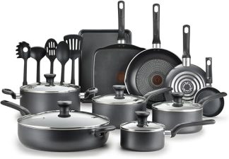 Tefal Easy Care Grey 20 Piece Cookware Set