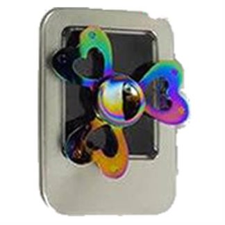 Sceedo Fidget Spinner 3 Arm Heart Chrome No Packaging No