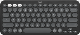 Logitech Pebble Keys 2 K380s Graphite Bluetooth Keyboard