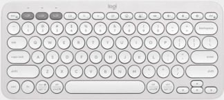 Logitech Pebble Keys 2 K380s White Bluetooth Keyboard