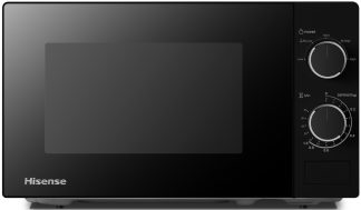 Hisense 20 Litre Matte Black Manual Microwave Oven