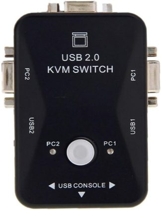 UniQue KVM 2 Port VGA USB 2.0 Manual Switch