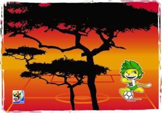 UniQue Zakumi Running  Mouse Pad