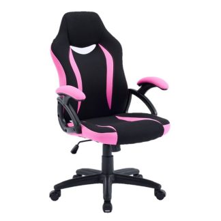 TOCC Eclipse Ergonomic Gaming Chair Black and Pink