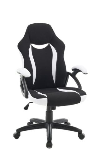 TOCC Eclipse Ergonomic Gaming Chair Black and White