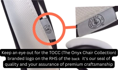 TOCC Eclipse Ergonomic Gaming Chair Black 6 TOCC Eclipse Ergonomic Gaming Chair Black - Image 6